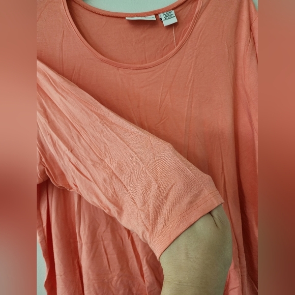 Croft & Barrow Stretch 2X Coral Shirt - Picture 2 of 4